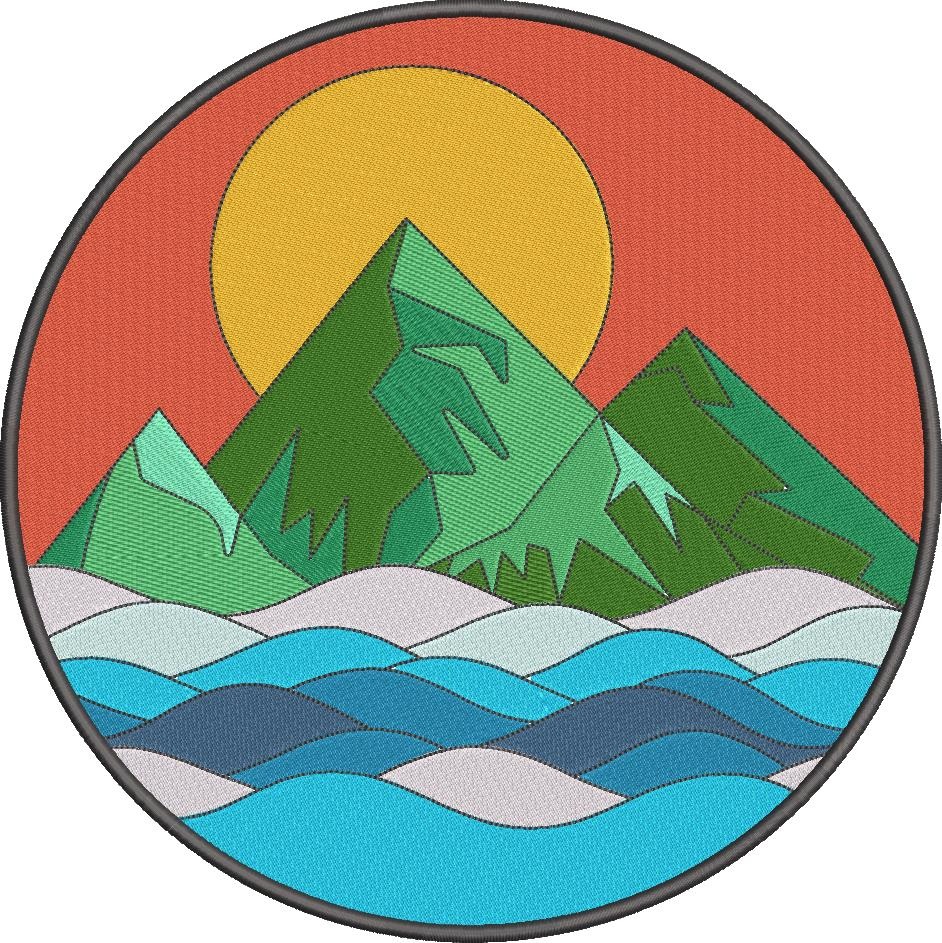 Mountain With Sun Mountain With Sun