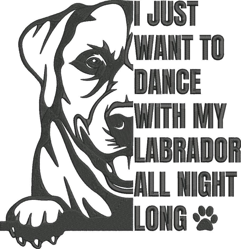 Dance With My Labrador Dog Dance With My Labrador Dog