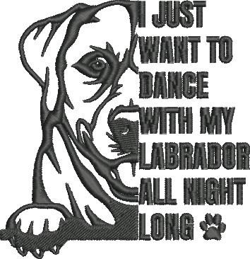 Dance With My Labrador Dog Dance With My Labrador Dog