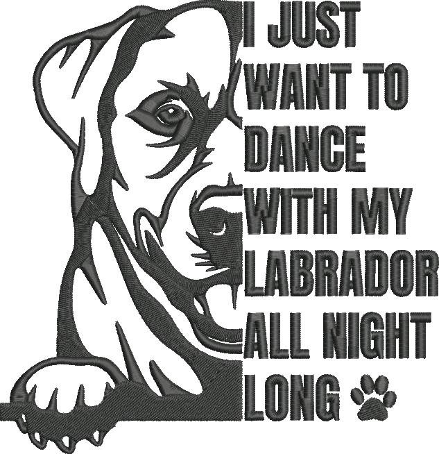 Dance With My Labrador Dog Dance With My Labrador Dog