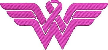 Cancer Wings Embroidery Design