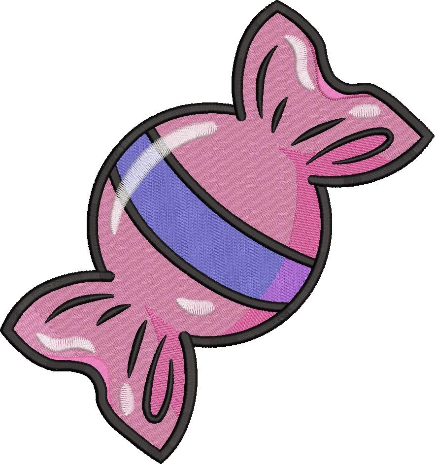 Candy Embroidery Design Candy Embroidery Design