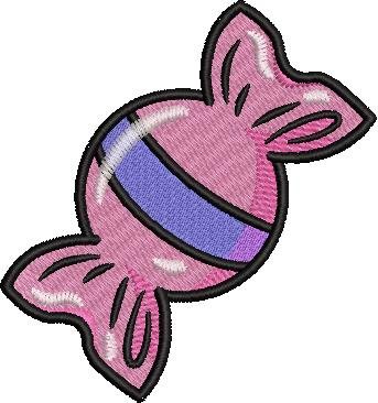 Candy Embroidery Design Candy Embroidery Design