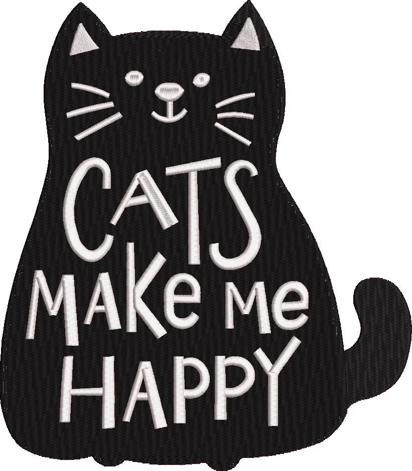 Cats Make Me Happy Cats Make Me Happy