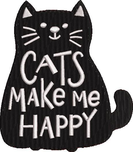 Cats Make Me Happy Cats Make Me Happy
