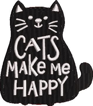 Cats Make Me Happy Cats Make Me Happy