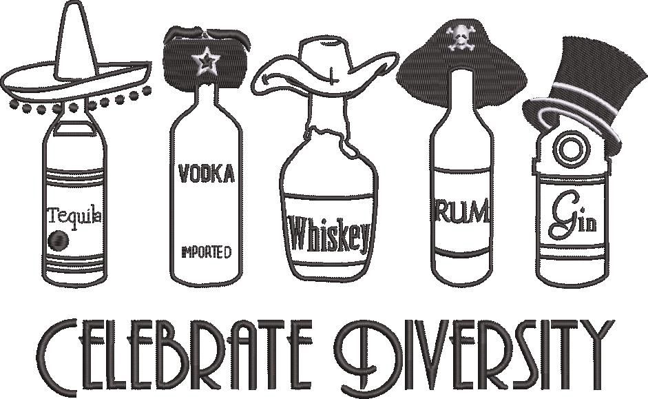 Celebrate Diversity Embroidery Pattern