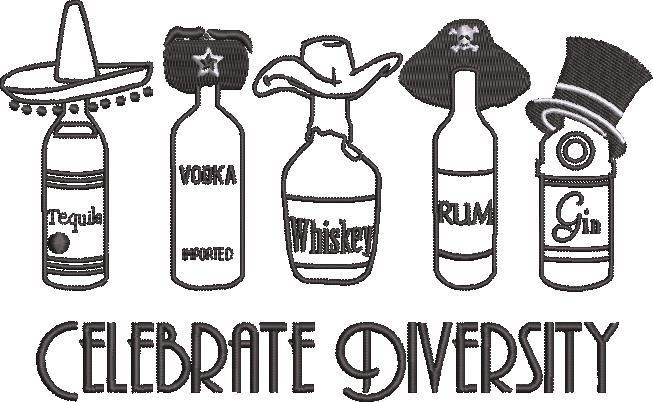 Celebrate Diversity Embroidery Pattern