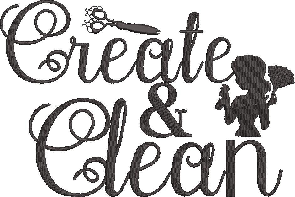 Create and Clean Embroidery Pattern