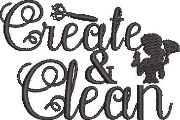 Create and Clean Embroidery Pattern