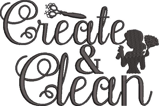 Create and Clean Embroidery Pattern