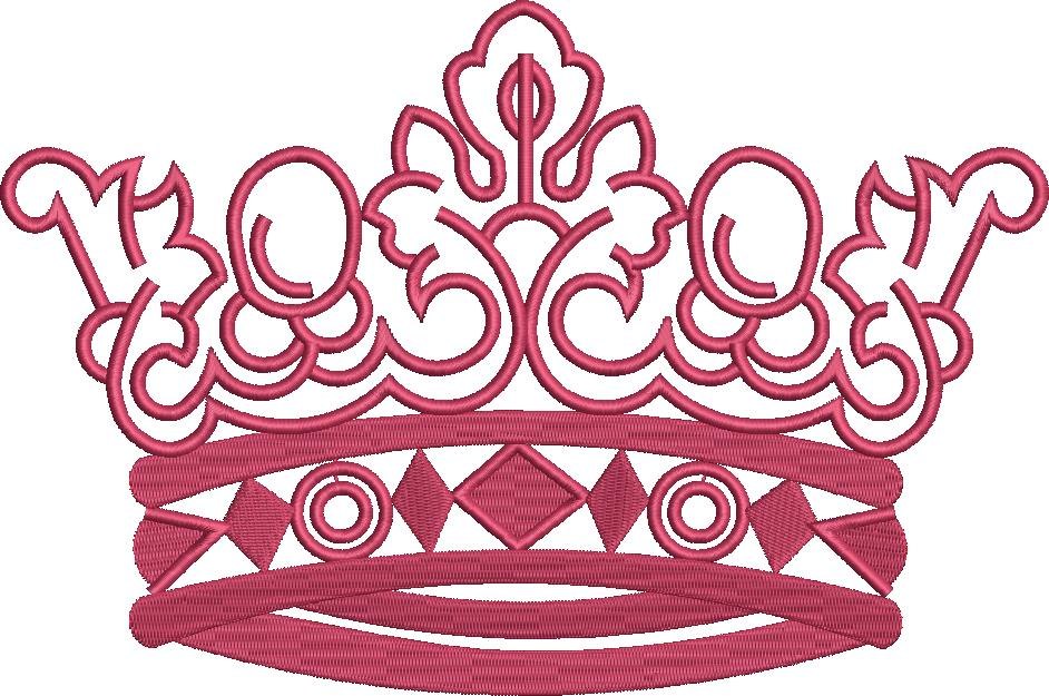 Crown Embroidery Pattern Crown Embroidery Pattern
