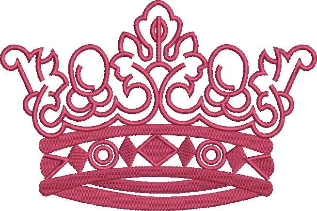 Crown Embroidery Pattern Crown Embroidery Pattern