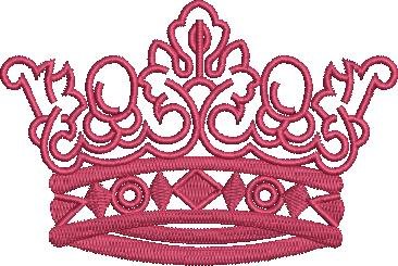 Crown Embroidery Pattern Crown Embroidery Pattern