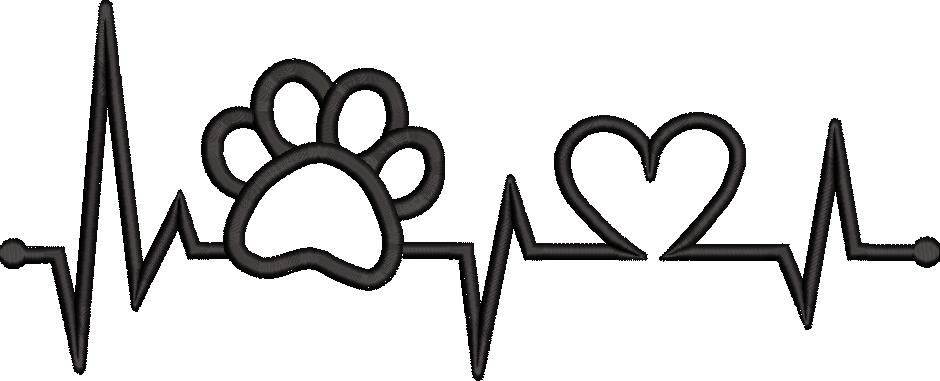 Dog Paw Heartbeat
