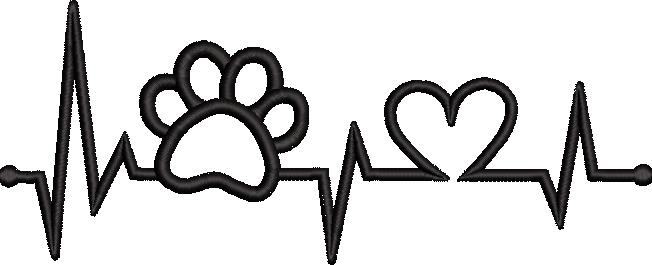 Dog Paw Heartbeat
