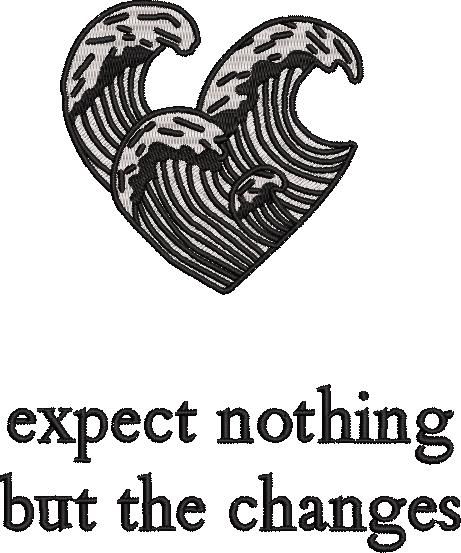 Expect Nothing Quote Design