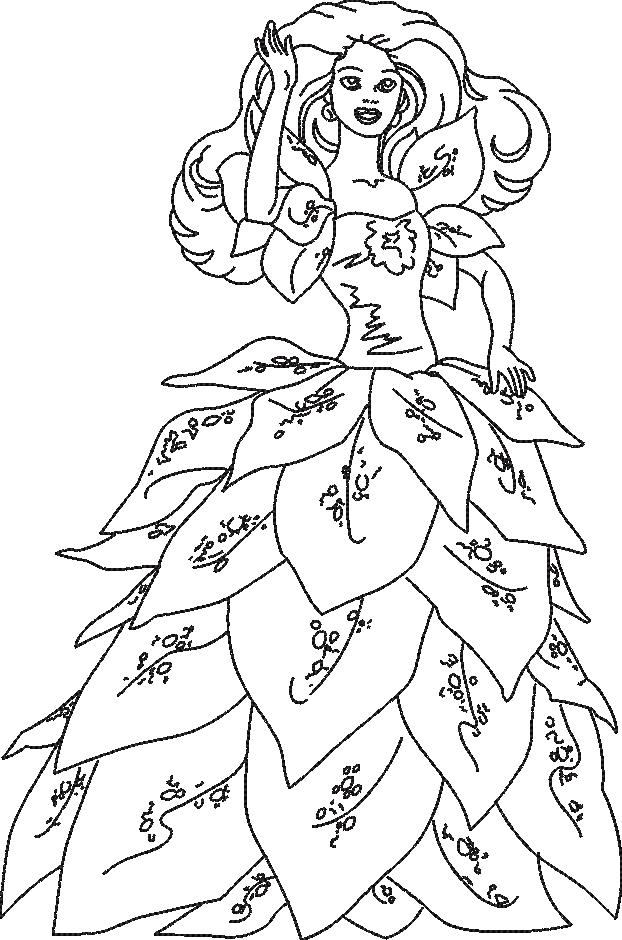 Floral Girl Embroidery Design