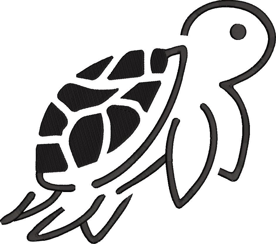 Flying Tortoise Embroidery Design Flying Tortoise Embroidery Design