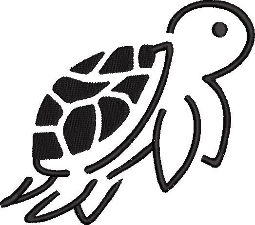 Flying Tortoise Embroidery Design Flying Tortoise Embroidery Design