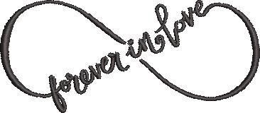 Forever In Love Embroidery Design