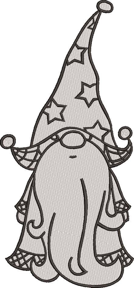 Gnome Embroidery Pattern Gnome Embroidery Pattern
