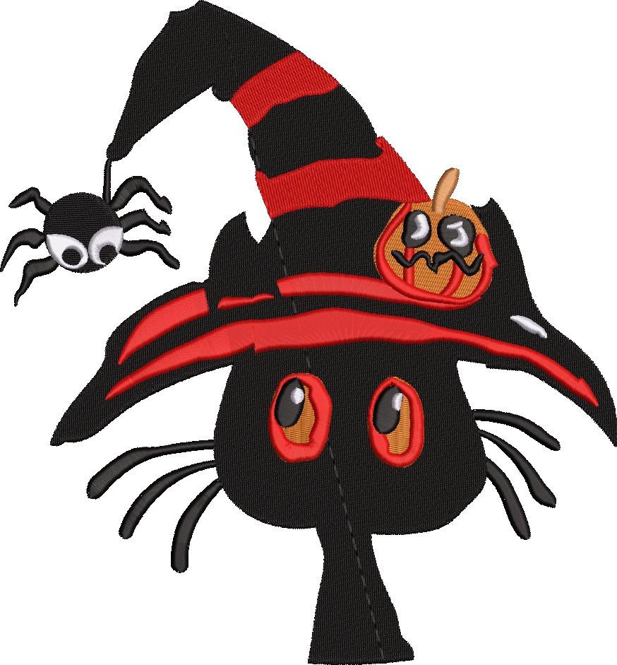 Halloween Cat Embroidery Design Halloween Cat Embroidery Design