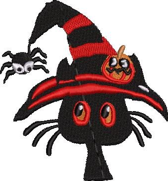 Halloween Cat Embroidery Design Halloween Cat Embroidery Design