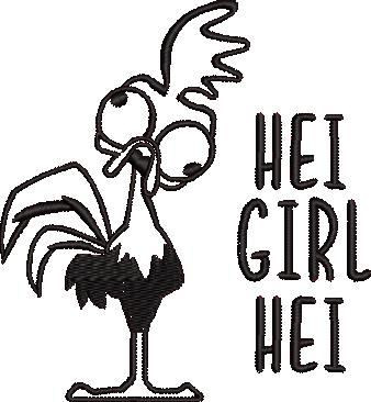 Hei Girl Hei Embroidery Design Hei Girl Hei Embroidery Design