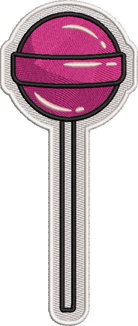 Lollipop Embroidery Design