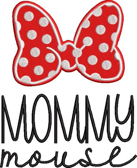 Mommy Mouse Embroidery Design Mommy Mouse Embroidery Design