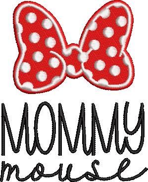 Mommy Mouse Embroidery Design Mommy Mouse Embroidery Design