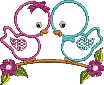 Cute Birds Embroidery Design Cute Birds Embroidery Design