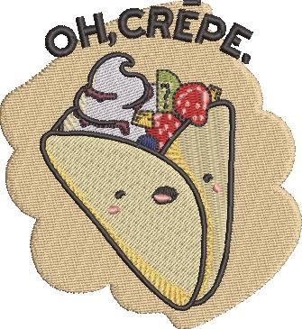 Oh Crepe Embroidery Design