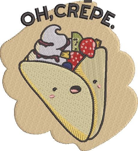 Oh Crepe Embroidery Design