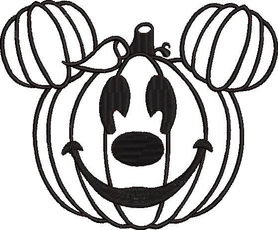 Pumpkin Face Embroidery Design Pumpkin Face Embroidery Design