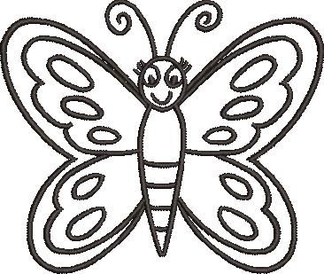 Cute Butterfly Embroidery Pattern Cute Butterfly Embroidery Pattern