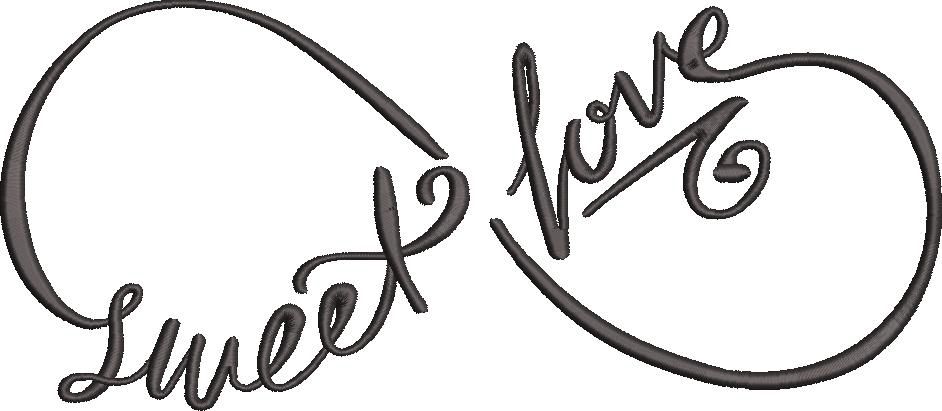 Sweet Love Embroidery Design Sweet Love Embroidery Design