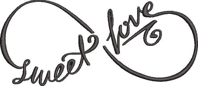 Sweet Love Embroidery Design Sweet Love Embroidery Design