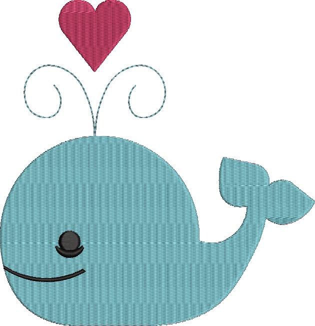 Cute Whale With Heart Cute Whale With Heart