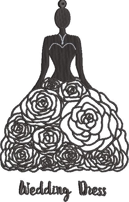 Wedding Dress Embroidery Design Wedding Dress Embroidery Design