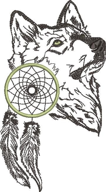Dreamcatcher Wolf Dreamcatcher Wolf
