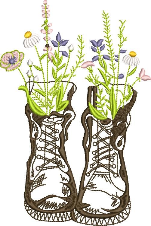 Floral Boots Floral Boots