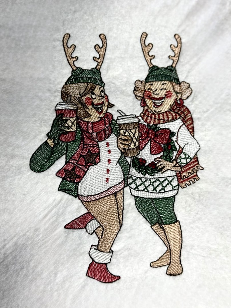 Festive Girl Friends Festive Girl Friends
