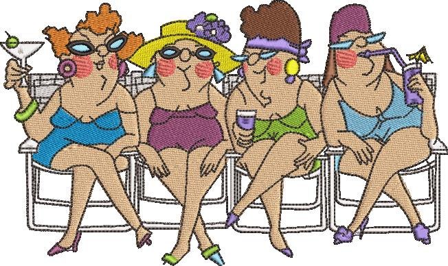 Best Friends Old Women - Four Ladies Best Friends Old Women - Four Ladies