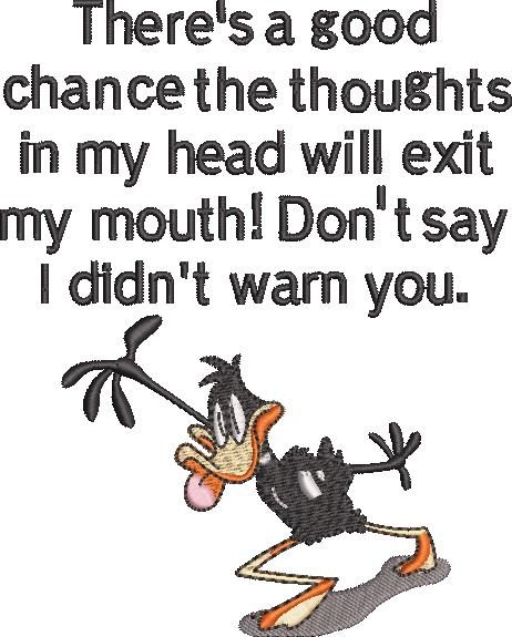 Good Chance Funny Duck Quote Good Chance Funny Duck Quote