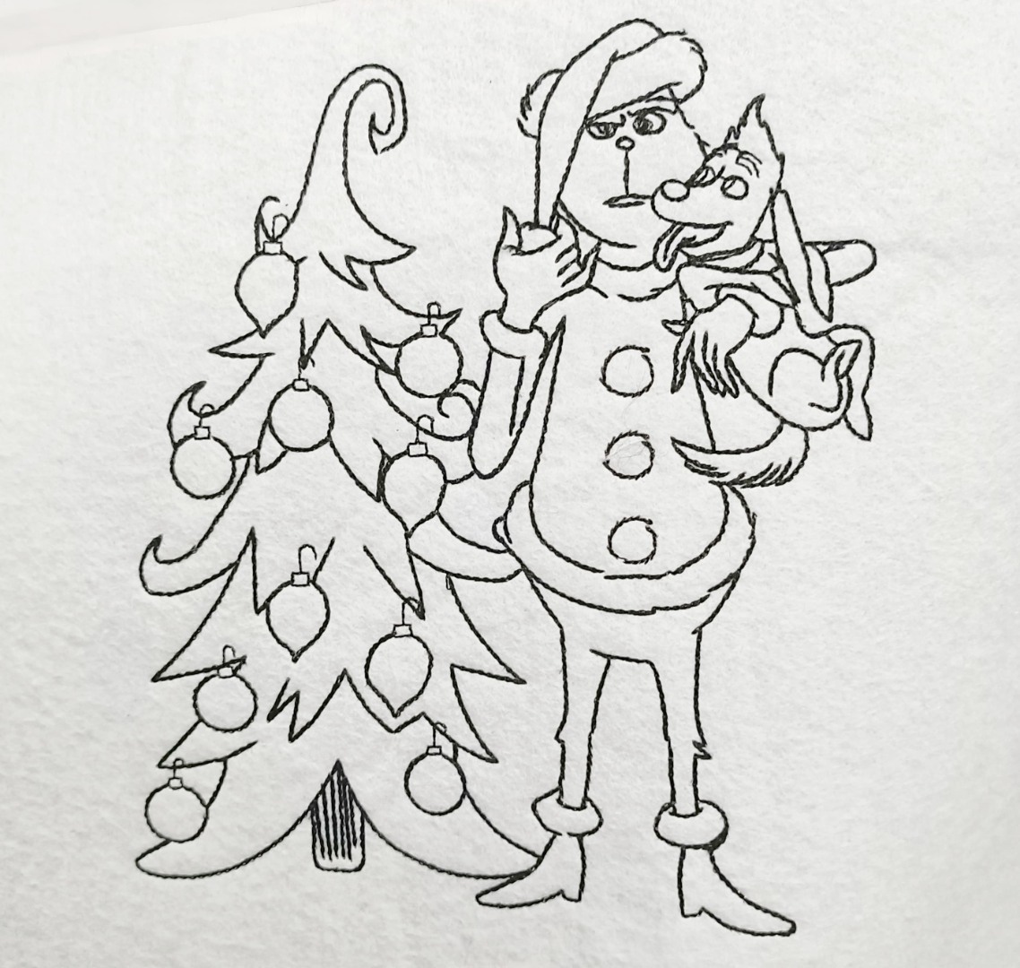 Grinchmas Line Art Grinchmas Line Art