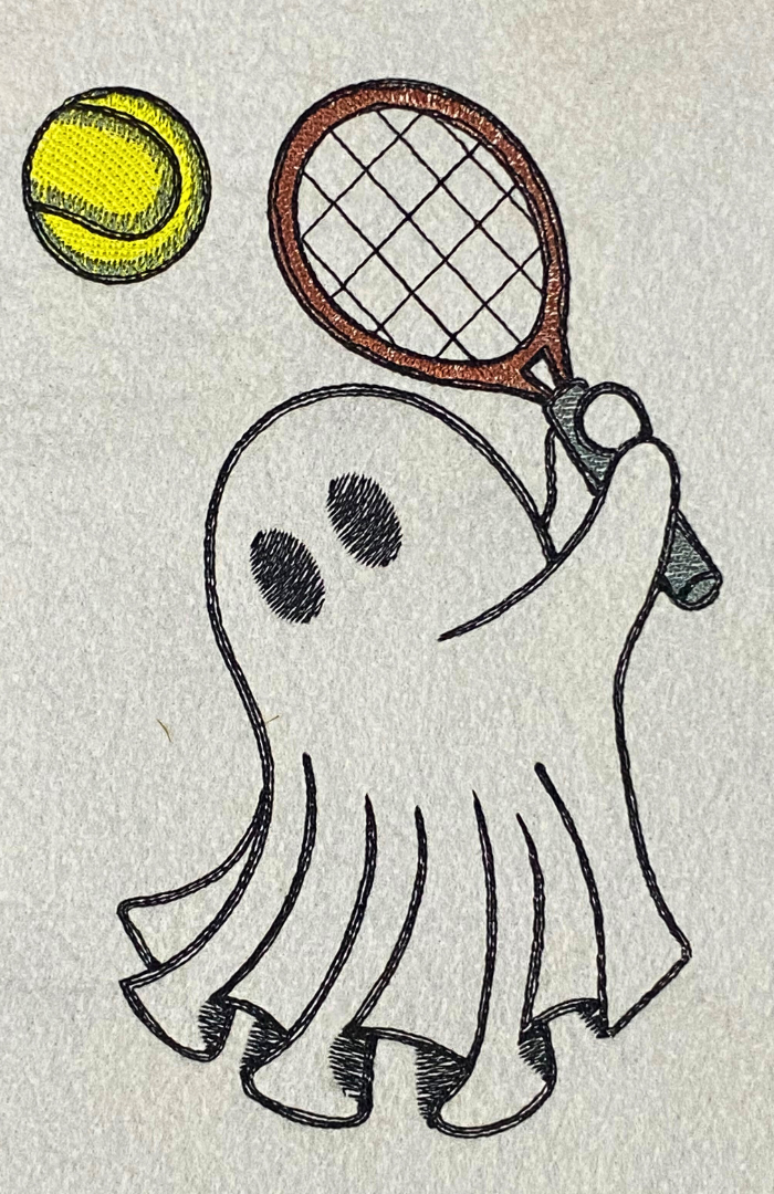 Ghost With Tennis