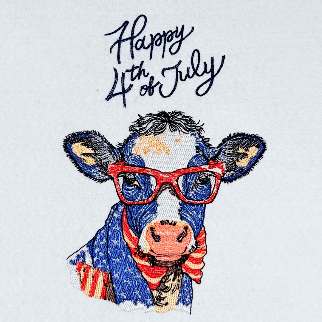 Happy 4th Of July Cow Happy 4th Of July Cow