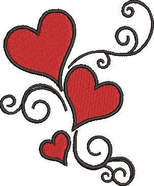 Heart Fill With Red Color Heart Fill With Red Color